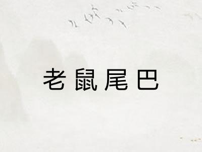 老鼠尾巴