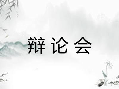辩论会