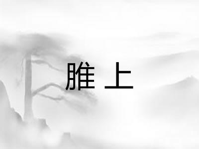 脽上