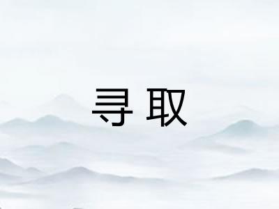 寻取