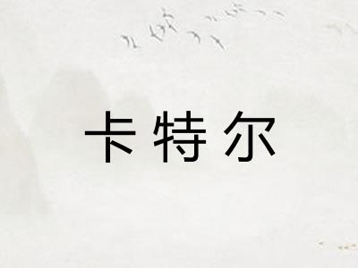 卡特尔