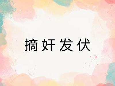 摘奸发伏