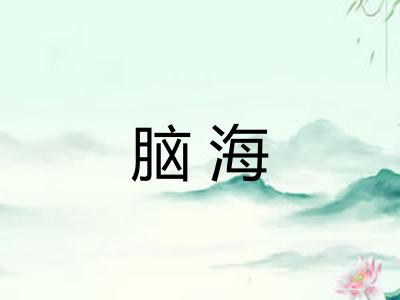 脑海