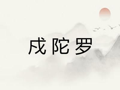 戍陀罗