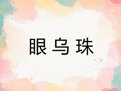 眼乌珠