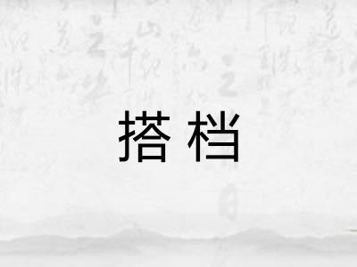 搭档