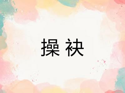 操袂