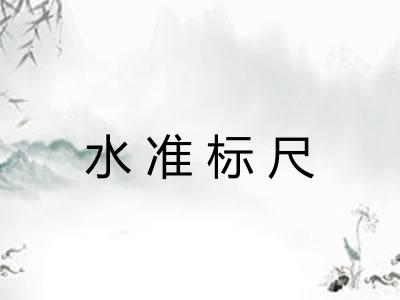 水准标尺
