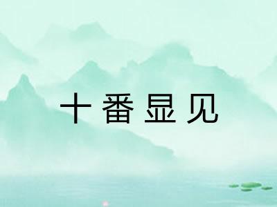 十番显见