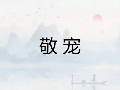 敬宠
