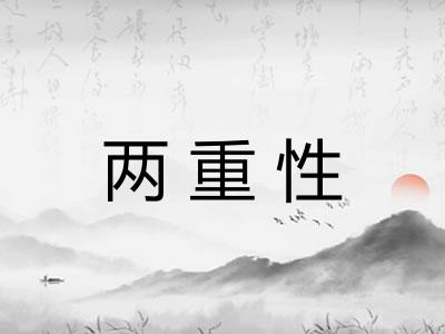 两重性