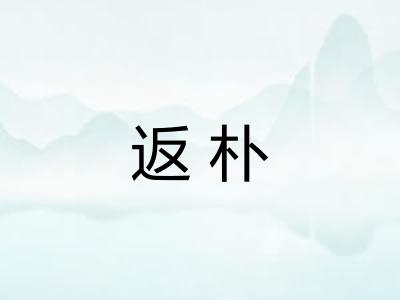 返朴