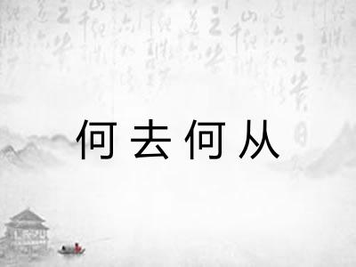 何去何从