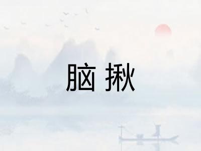 脑揪