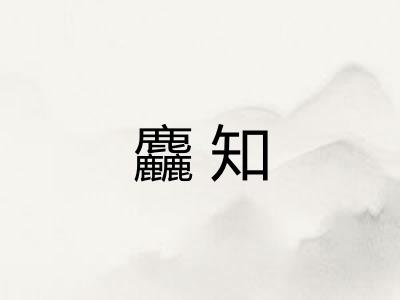麤知
