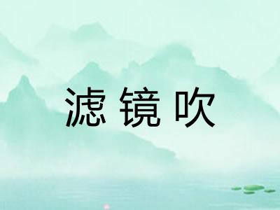 滤镜吹