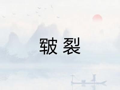 皲裂
