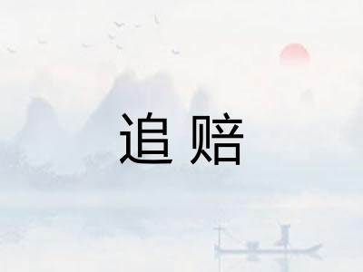 追赔