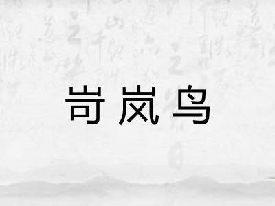岢岚鸟