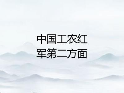 中国工农红军第二方面军