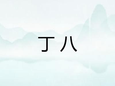 丁八