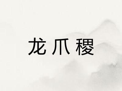 龙爪稷