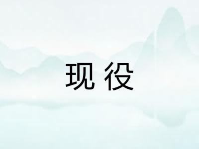 现役