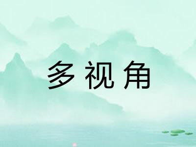 多视角