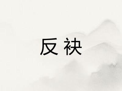 反袂