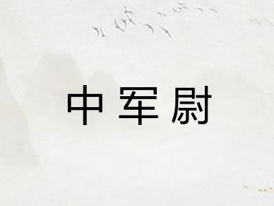中军尉
