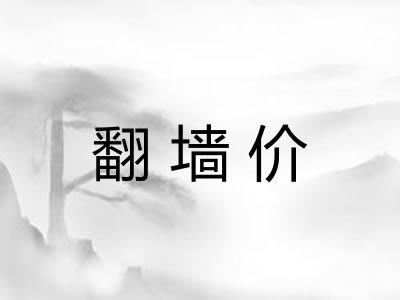 翻墙价