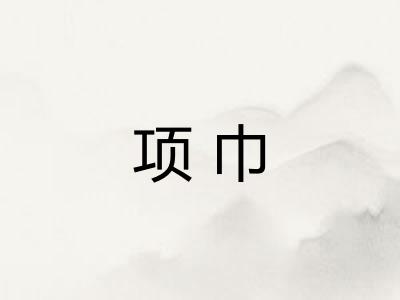 项巾