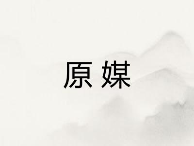 原媒