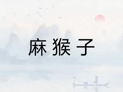 麻猴子