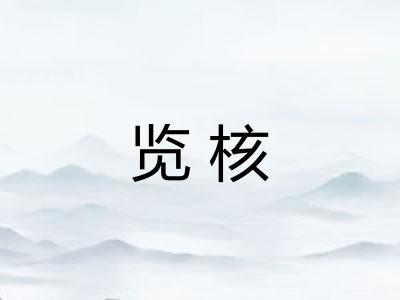 览核