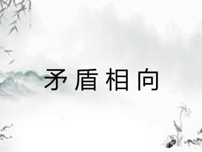 矛盾相向