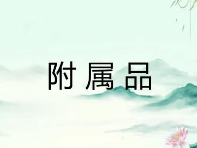 附属品