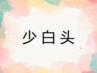 少白头