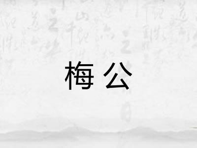 梅公