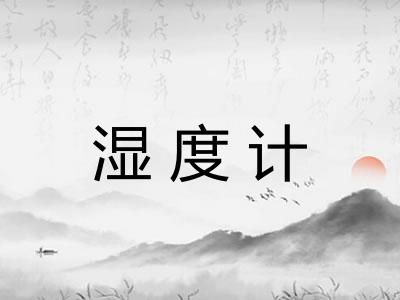 湿度计