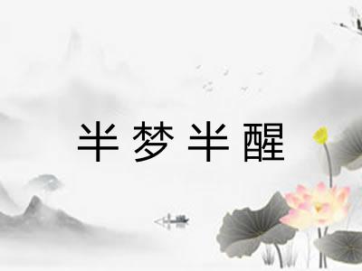 半梦半醒