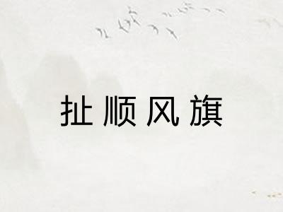 扯顺风旗
