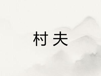 村夫
