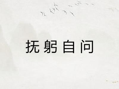 抚躬自问