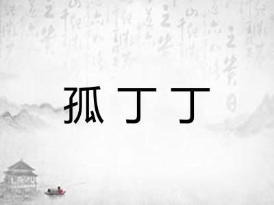 孤丁丁