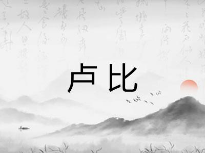 卢比