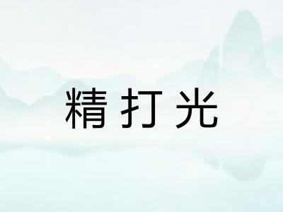 精打光