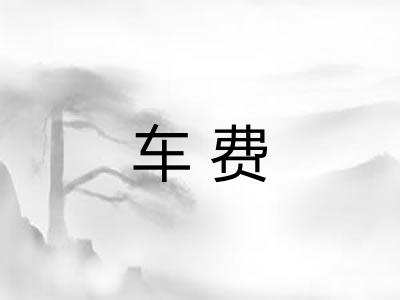 车费