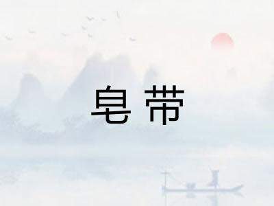 皂带