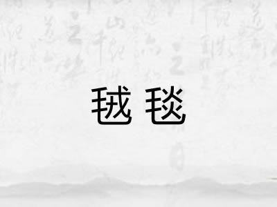 毧毯